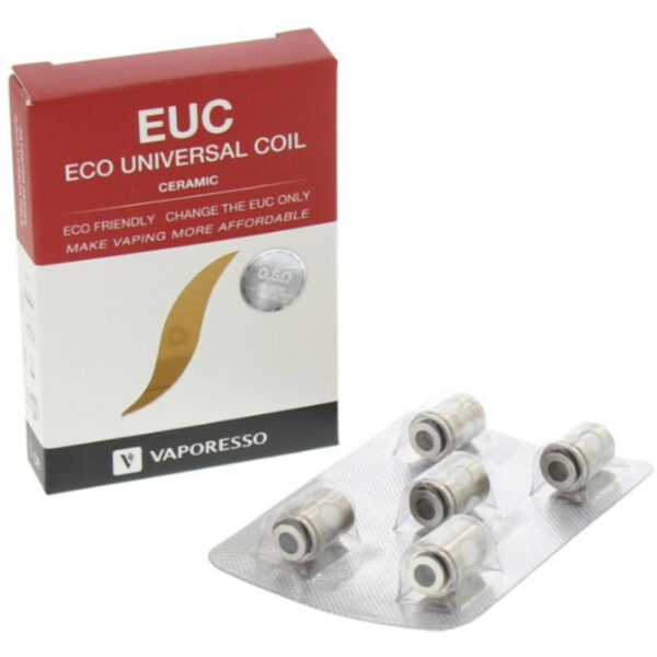 Résistances Céramic VAPORESSO EUC 0,3 et 0,5 ohm