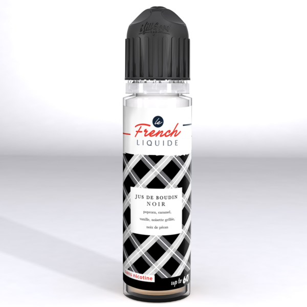 Jus de Boudin Noir | Le French Liquide | Pop-Corn Caramel Vanille Noisette | 50 ml