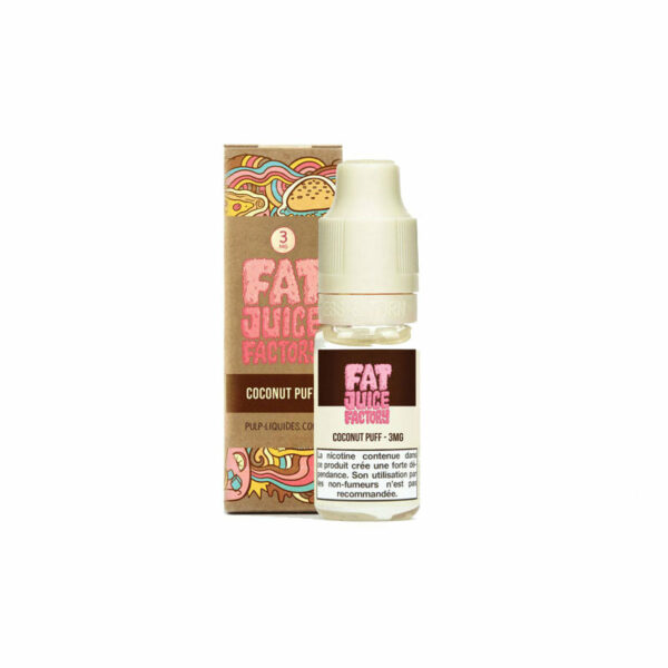 Coconut Puff | Fat Juice Factory | Gâteau coco | 10 ml