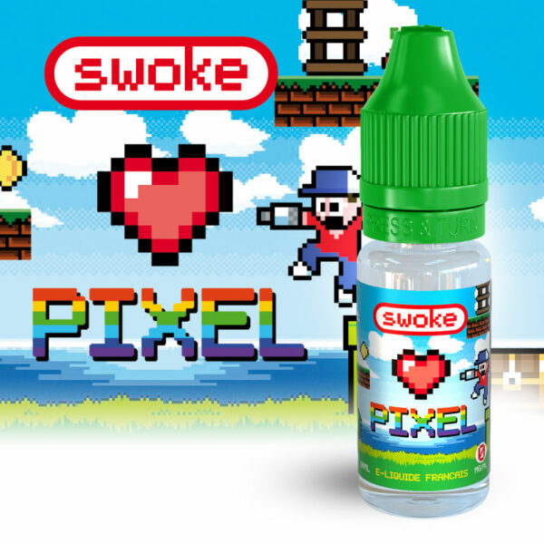 Pixel | Swoke | Fraise Cactus Fruit du Dragon Goyave | 10 ml