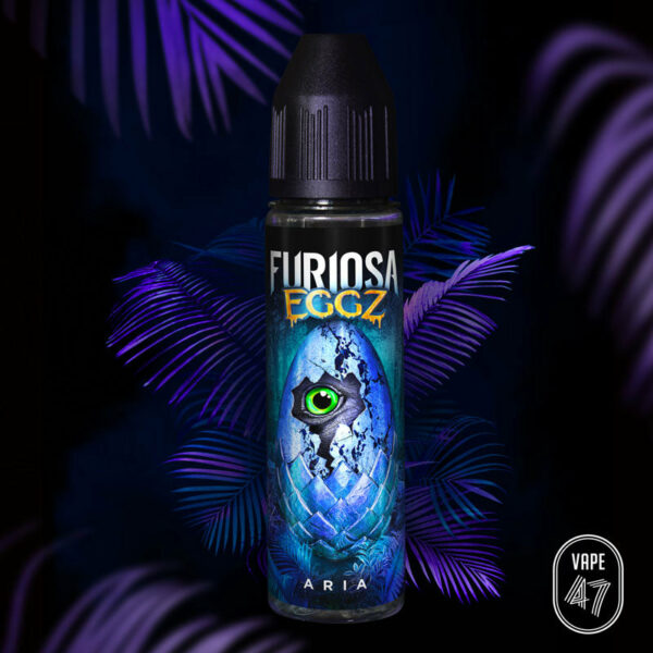 Aria | Furiosa Eggz | Baies Bleues Raisin Menthol Noir | 50 ml