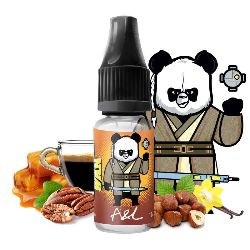 Concentré Panda Wan | A&L | Caramel Beurre Salé Vanille Café Fruits à Coque | 10 ml