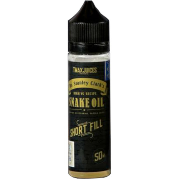 Découvrez Snake Oil T-Max Juice, un e-liquide mythique aux agrumes acidulés, anis puissant et fraîcheur intense. Un format 50 ml culte.
