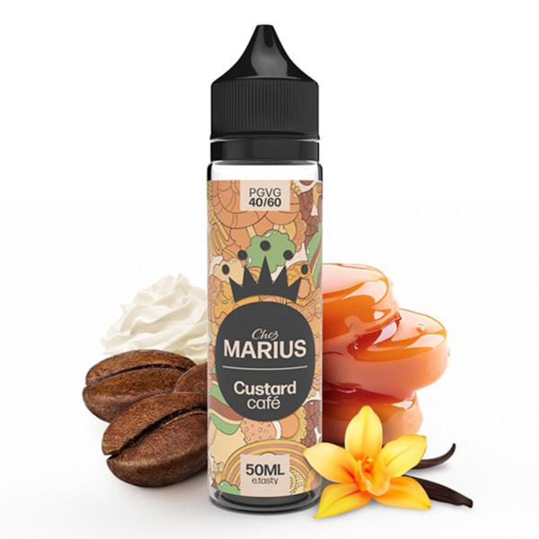 Custard Café Chez Marius E-Tasty 50 ml Vapozone