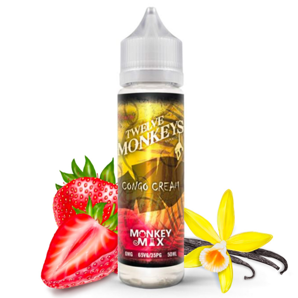 Congo Cream Fraise - Vanille  Twelve Monkeys  50 ml