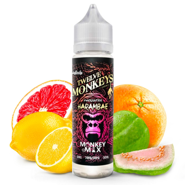 Harambae Goyave - Pamplemousse - Citron - Orange - Citron vert Twelve Monkeys 50 ml