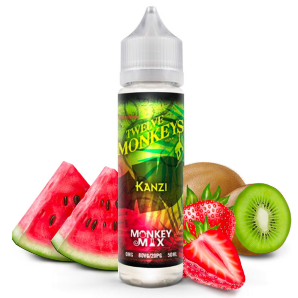 Kanzi | Fraise - Pastèque - Kiwi | Twelve Monkeys | 50 ml