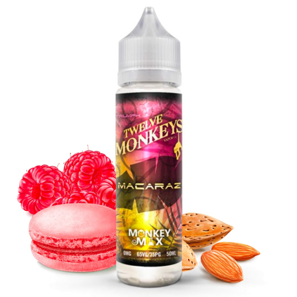 Macaraz | Macaron - Framboise - Amande | Twelve Monkeys | 50 ml