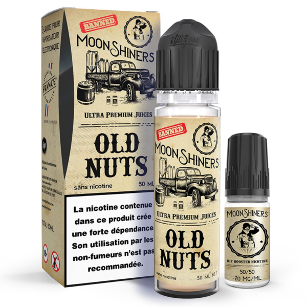 Old Nuts | Liqueur - Nougat - Noisette - Caramel | Moon Shiners | 50 ml