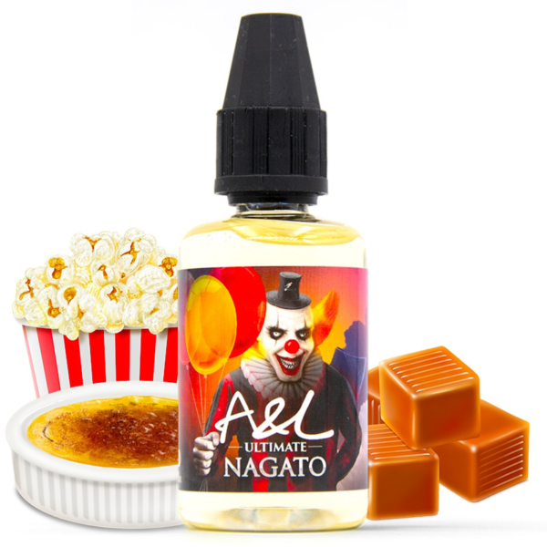 Concentré Nagato SWEET EDITION | A&L | Crème brûlée - Pop corn - Caramel | 30 ml