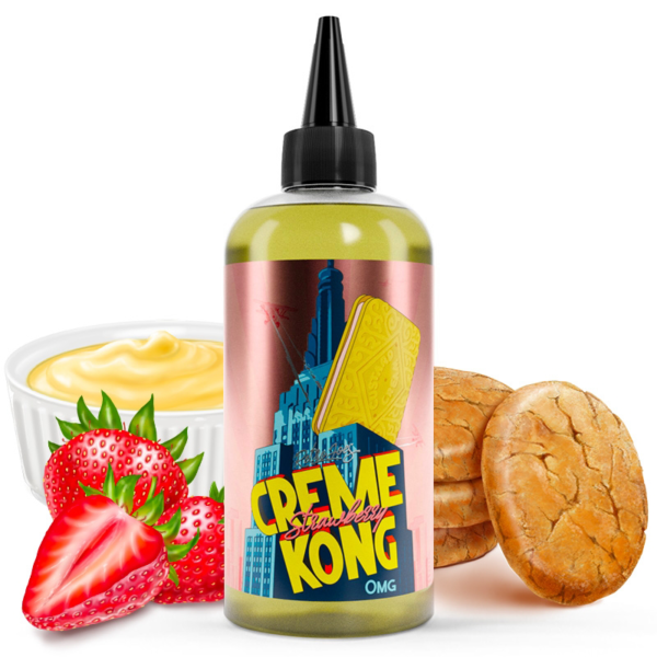 Creme Kong Strawberry | Biscuit - Custard - Fraise | Joe's Juice | 200ml