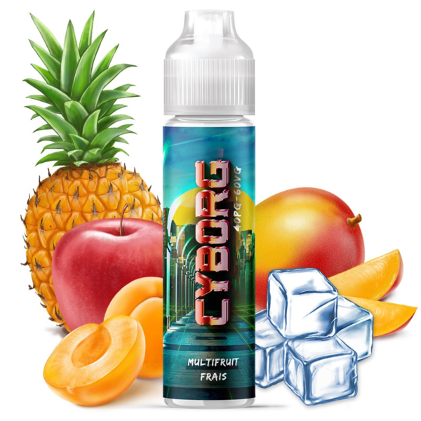 Cyborg | Abricot - Mangue - Ananas - Pomme - Frais | Cyber Steam | 50 ml