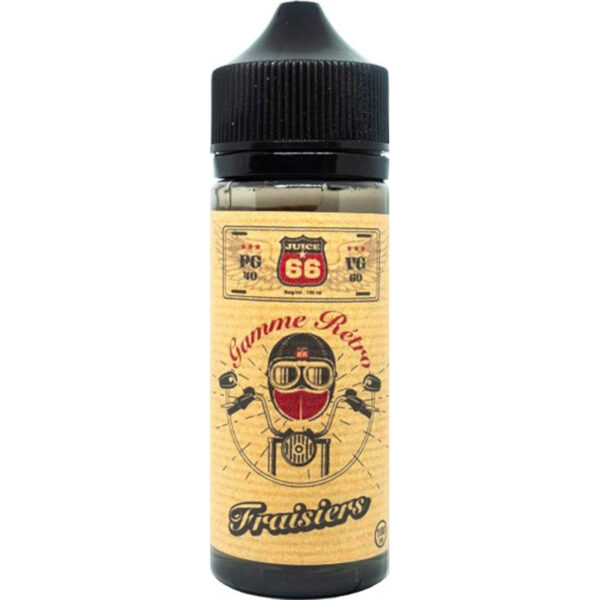 Fraisier | Retro Juice 66 | Fraise - Génoise - Crème | 100 ml