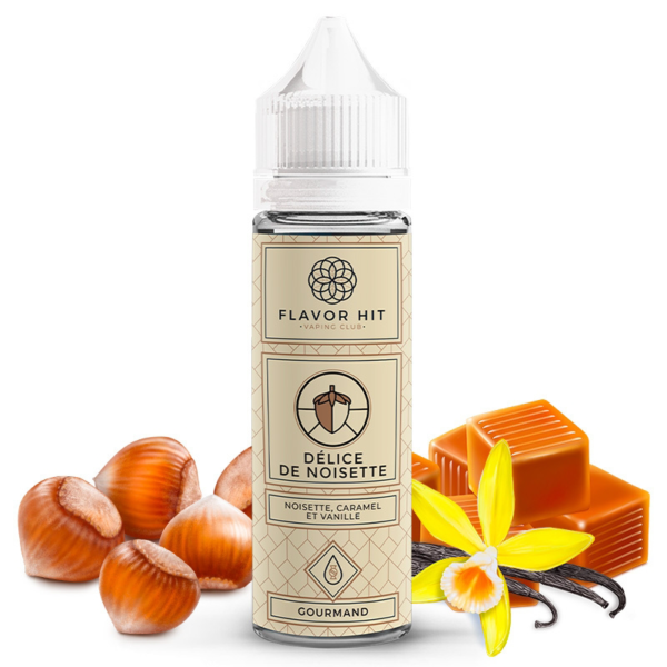 Délice de noisette | Noisette - Caramel - Vanille | Flavor Hit | 50 ml