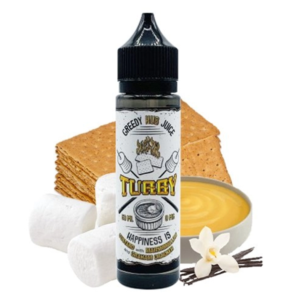 Turby | Greedy Hub Juice | Vanille Custard - Marshmallow - Graham Cracker | 50ml