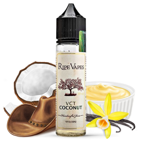 VCT Coconut | Ripe Vapes | Vanille - Custard - Noix de coco - Classic | 50 ml