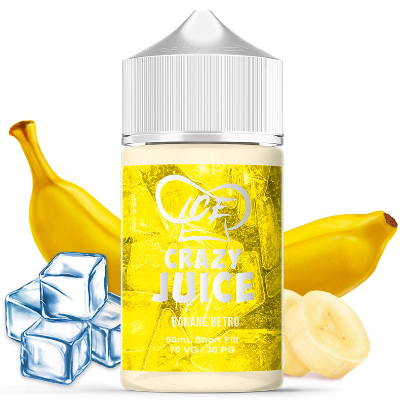 Banane Rétro Ice | Banane Glacée | Mukk Mukk | 50 ml