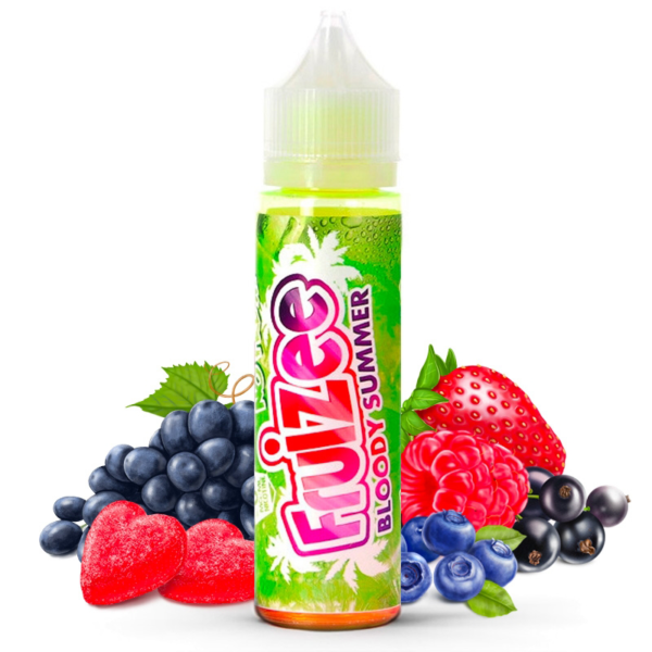 Bloody Summer NO FRESH | Fruizee | Bonbon Fruits Rouges Raisin Cassis Frais | 50 ml