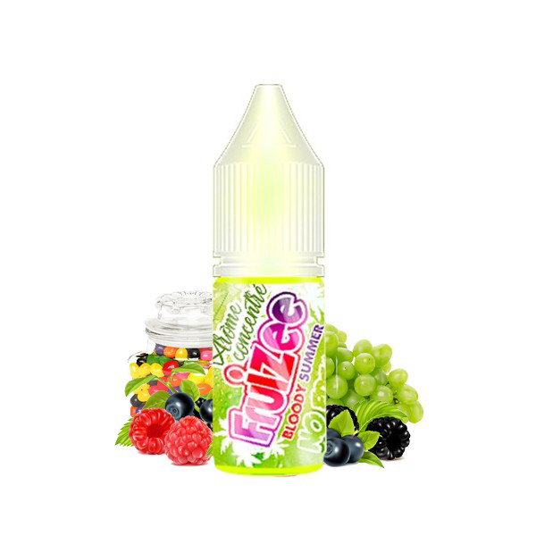 Concentré  Bloody Summer NO FRESH | Fruizee | Bonbon Fruits Rouges Raisin Cassis Frais | 10 ml