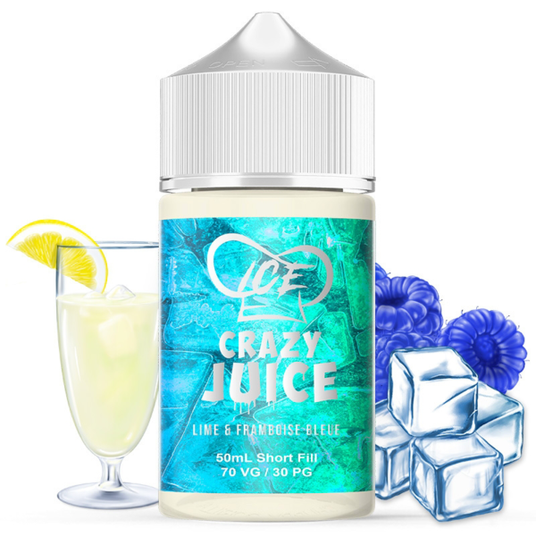 Lime & Framboise Bleue Ice | Limonade Framboise Bleue Frais | Mukk Mukk | 50 ml