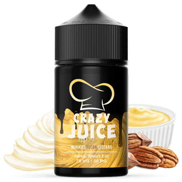 Mukkies Pecan Custard | Crème - Noix de pécan | Mukk Mukk | 50 ml