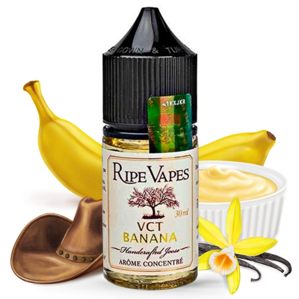 Concentré VCT Banana | Ripe Vapes | Vanille - Custard - Classic - Banane | 30 ml