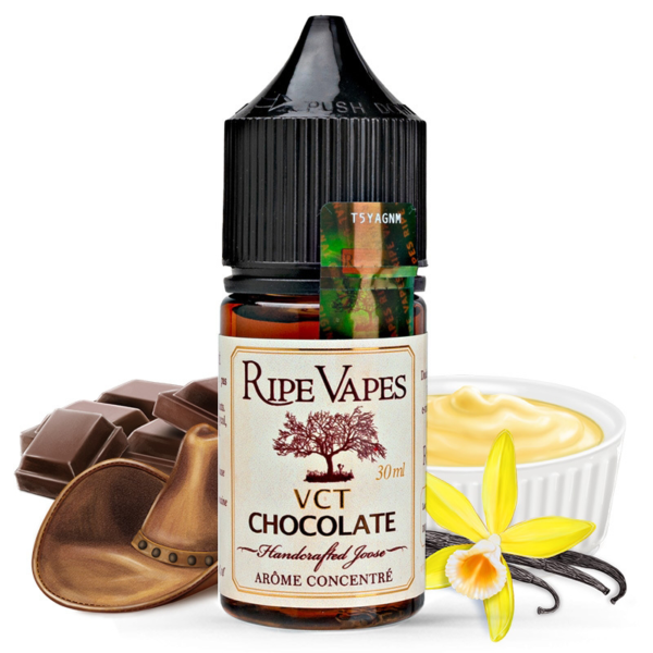 Concentré VCT Chocolate | Ripe Vapes | Vanille - Custard - Chocolat - Classic | 30 ml