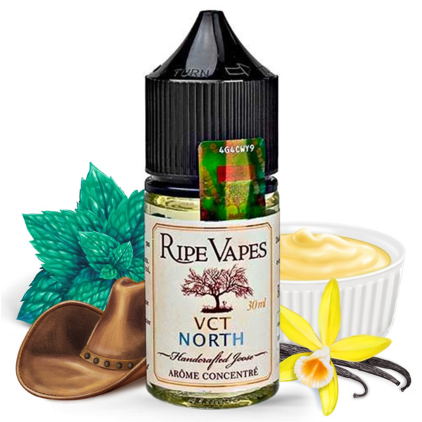 Concentré VCT North | Ripe Vapes | Vanille - Custard - Classic - Menthol | 30 ml