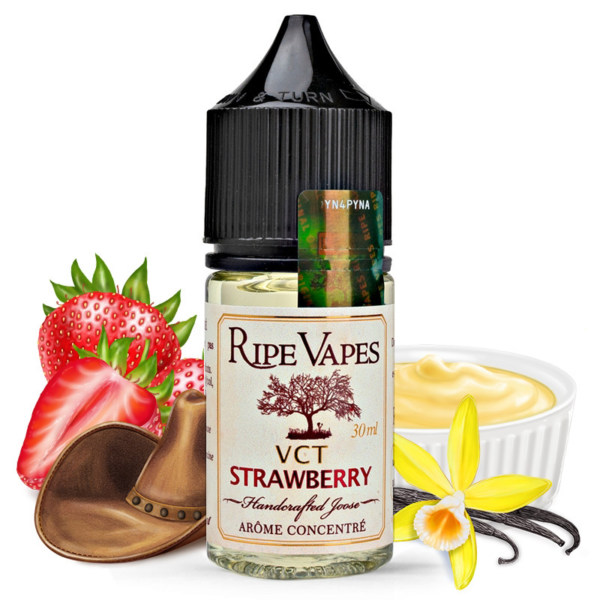 Concentré VCT Strawberry | Ripe Vapes | Vanille - Custard - Fraise - Classic | 30 ml