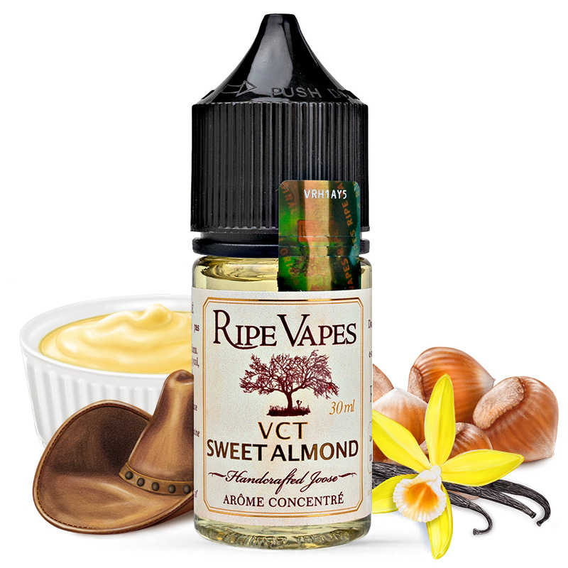 Concentré VCT Sweet Almond | Ripe Vapes | Vanille - Custard - Amande - Classic | 30 ml