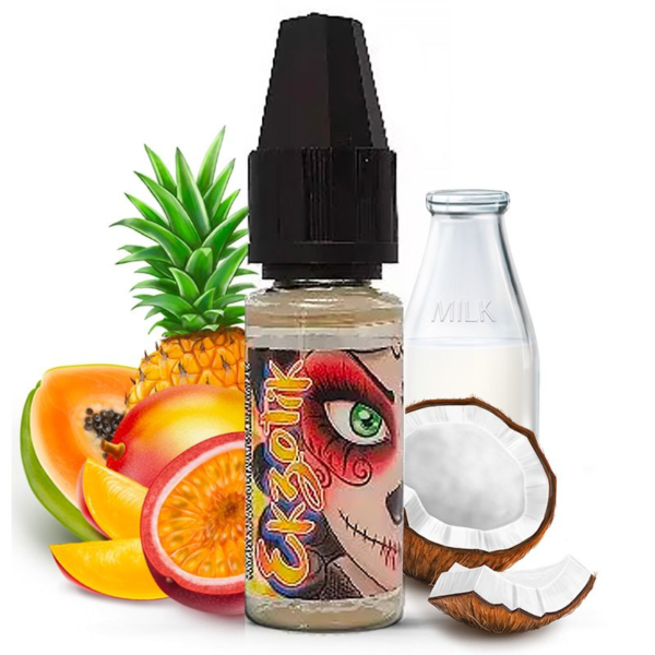 Ekzotik LadyBug Juices Concentré 10 ml arôme Fruits exotiques Lait de Coco