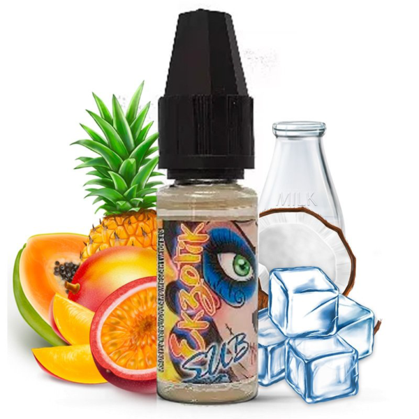 Sub Ekzotik LadyBug Juice Concentré 10 ml arôme Fruits Exotiques Lait de Coco Frais