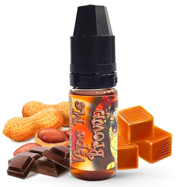 Vape Me Brown LadyBug Juices Concentré 10 ml Cachuètes Caramel Chocolat Arôme