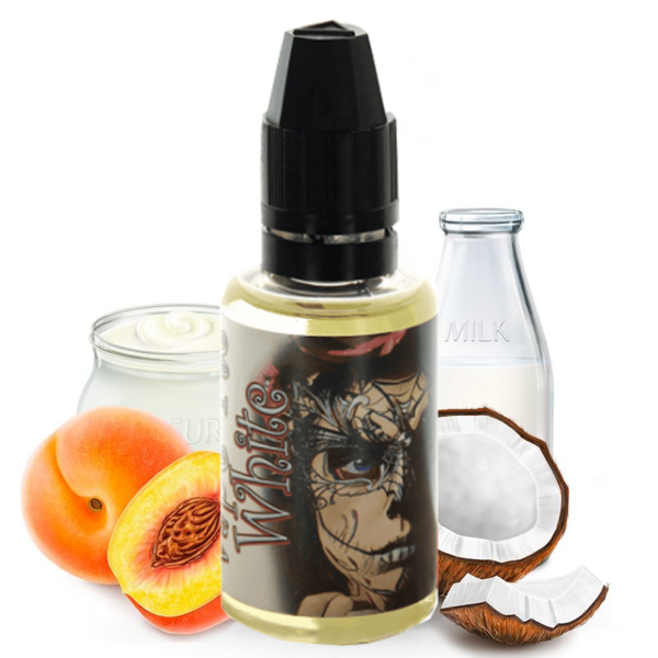 Vape Me White LadyBug Juices Yaourt Pêche Lait de Coco 30 ml 13 euros