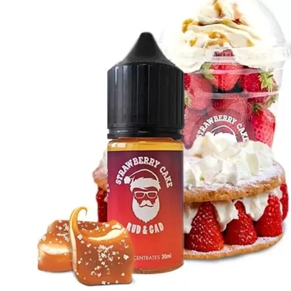 Concentré Strawberry Cake Rud&Gad Fraises Chantilly Caramel beurre salé 30ml