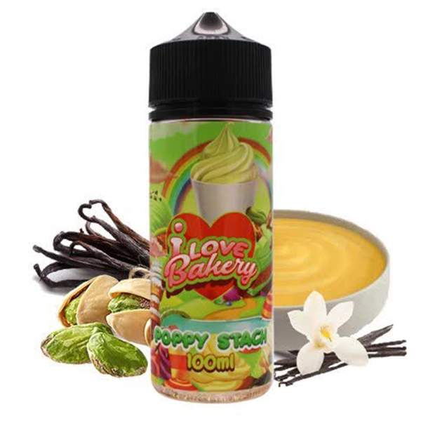 Poppy Stach I Love Bakery Crème anglaise Pistache Vanille 100ml 13 euros