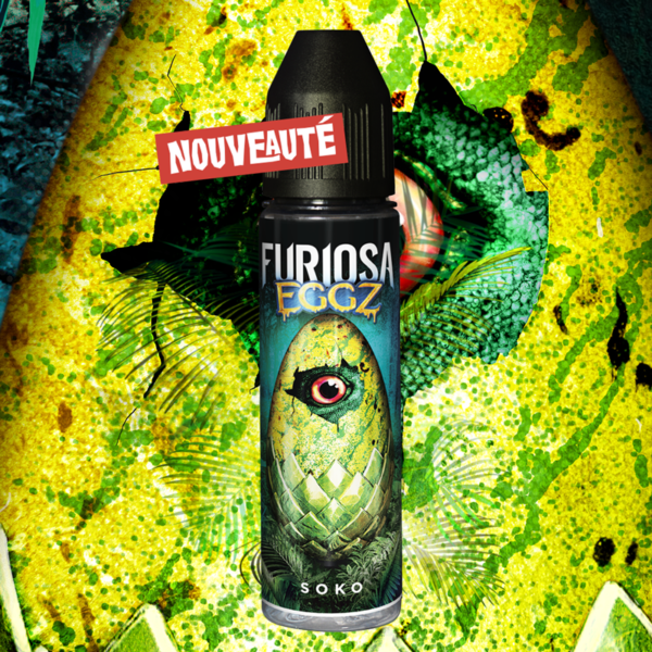 Soko Furiosa Eggz Ananas Confiture de rhubarbe citron vert 50 ml