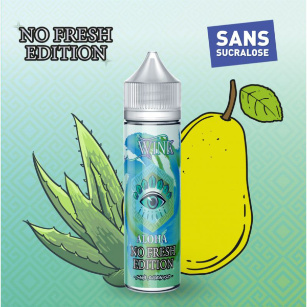 Aloha No Fresh Poire Aloe Vera Wink Made in Vape 50 ml