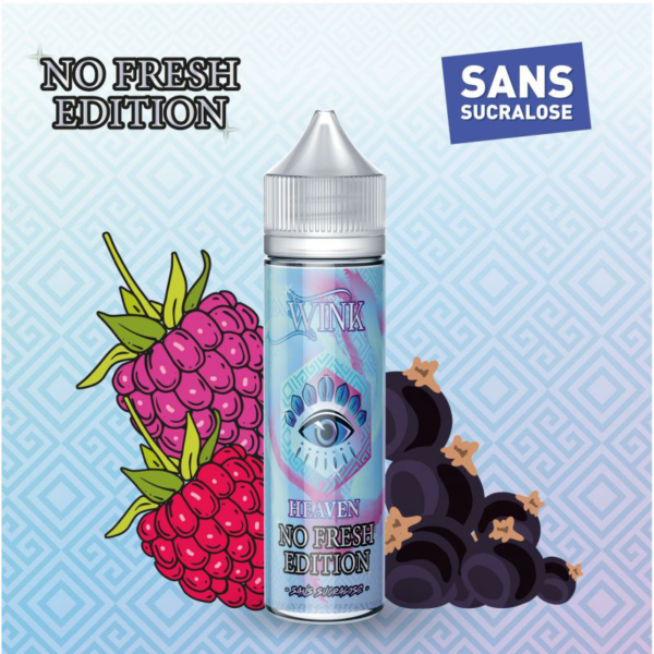 Heaven No Fresh Cassis Framboise Wink Made in Vape 50 ml