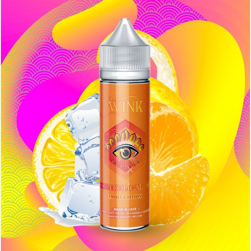 Tropical Wink Addict Made in Vape Cocktail d'agrumes limonade clémentine Frais 50 ml