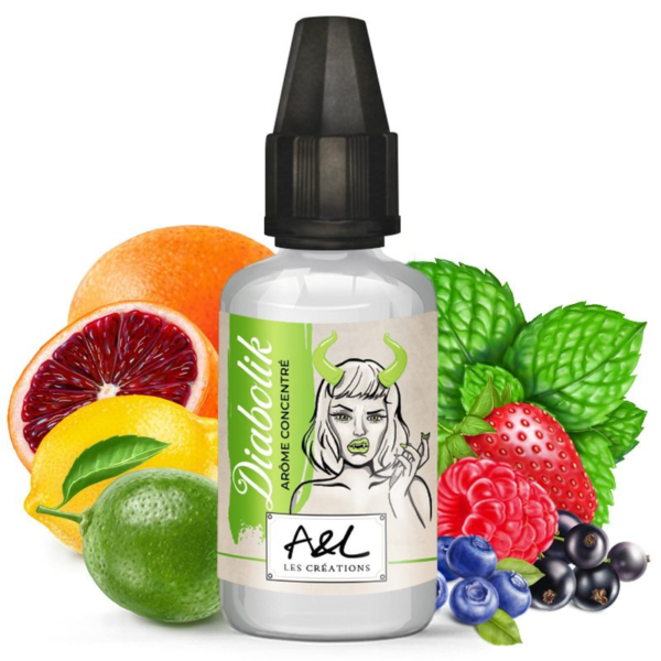 Concentré Diabolik A&L Agrumes Fruits rouges Menthe Frais 30 ml