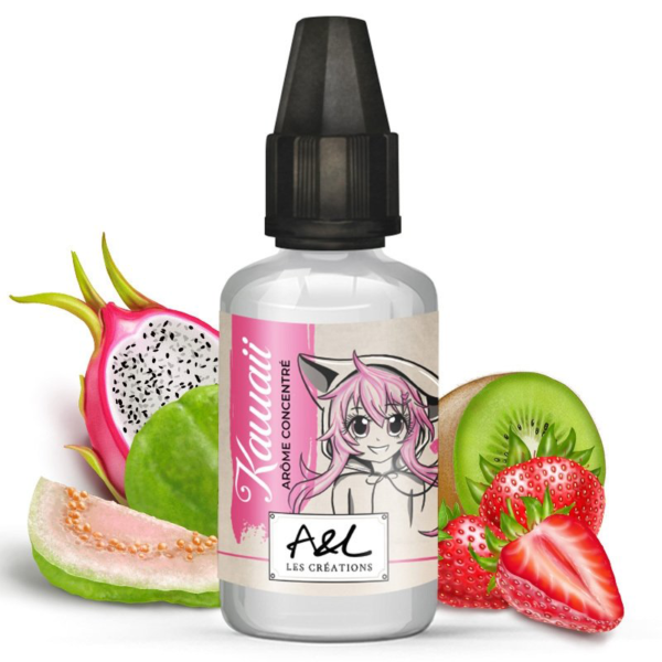 Concentré Kawaii A&L Kiwi Fraise Fruit du dragon Goyave 30 ml