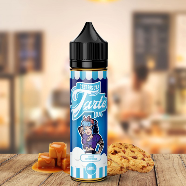 Cookie Butterscotch C'est Pas D'la Tarte Cookie Beurre Sucre Roux Saveurs 50 ml