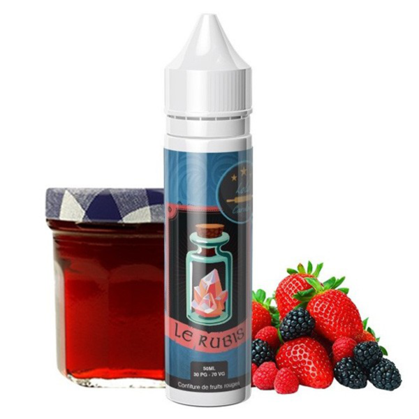 Le Rubis Loloramix Lolo Cardon Confiture de Fruits Rouges Saveurs 50 ml