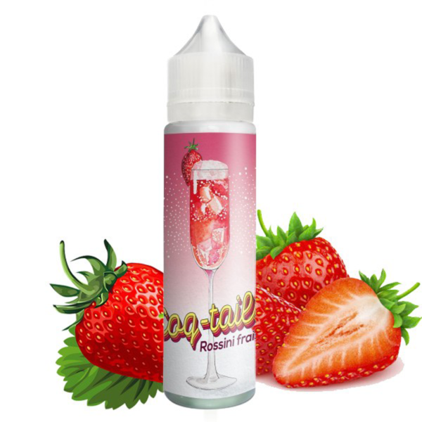 Rossini Fraise Coq-Tails Le Coq Qui Vape Champagne Fraise Citron Frais 50 ml Boisson