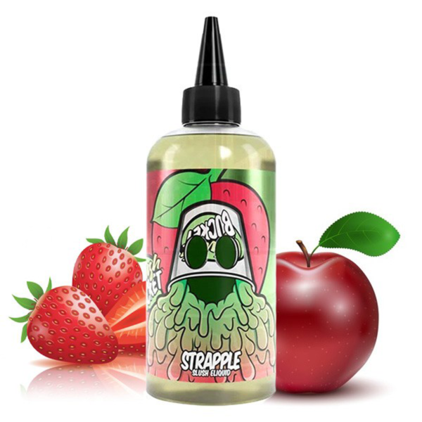 Strapple Slush Bucket Joe's Juice saveurs Pomme Fraise 200 ml