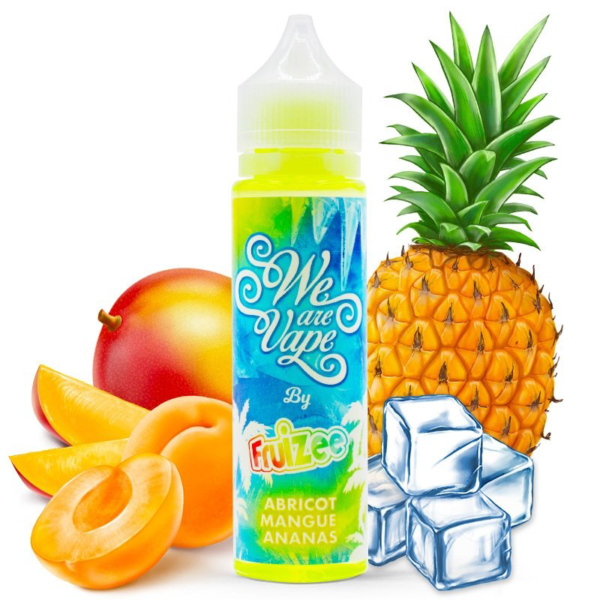 We are Vape Fruizee E-Liquide France Abricot Mangue Ananas Frais Saveurs 50 ml