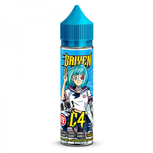 C4 | Saiyen Vapors | Baie de Goji Cerise Bubblegum | 50 ml