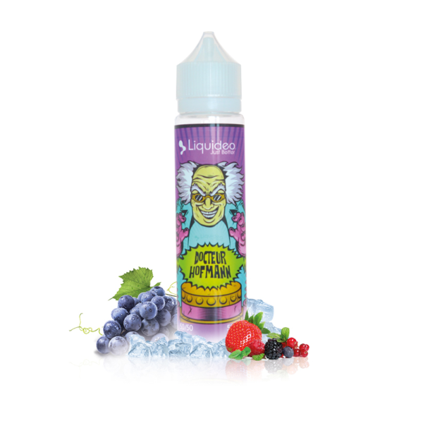 Docteur Hofmann | fruits rouges - raisin givrée | Liquidéo | 50 ml