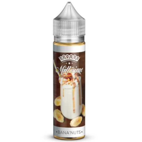 Bana'Nuts | Milkshake - Vanille - Banane - Caramel - Noisette | Millésime | 50ML